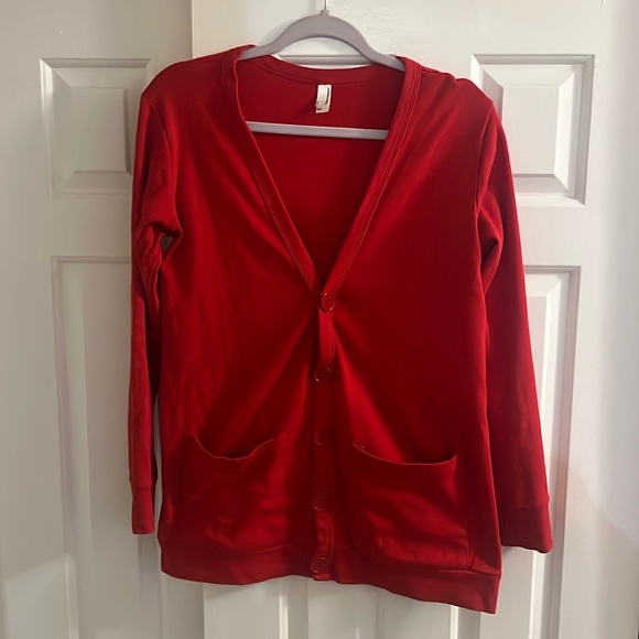 V-neck oversized cardigan - Picture 1 of 3
